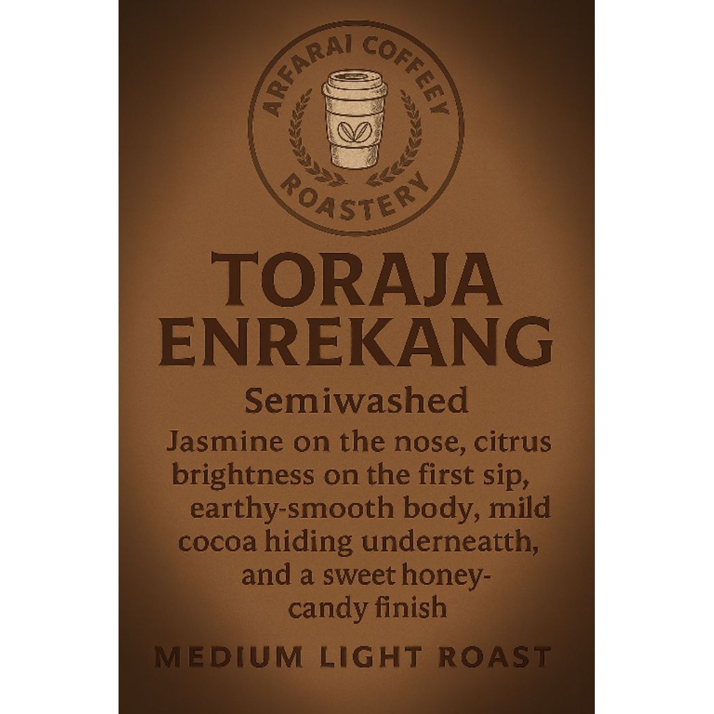 Arabica Toraja Enrekang / Kopi Arabika / Manual Brew / Kopi Arabika Toraja 100 gram