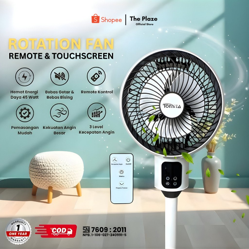 KIPAS ANGIN REMOTE / KIPAS ANGIN BERDIRI / KIPAS PAKAI REMOTE