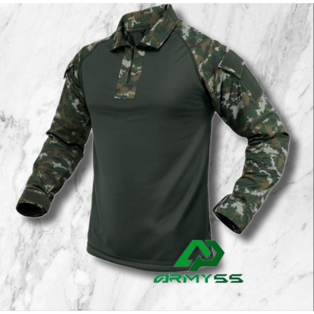 Kaos BDU Tectical Sage Kaos BDU terbaru loreng Sage