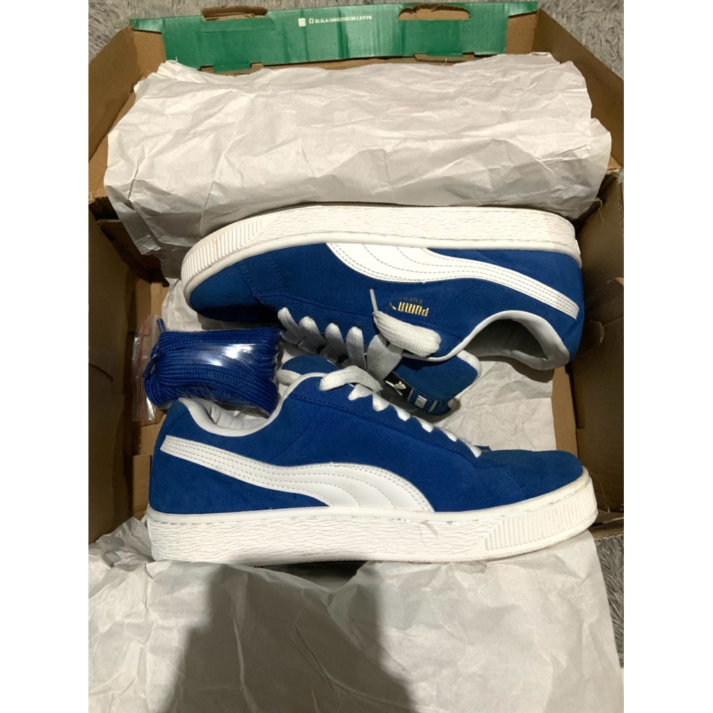 Puma Suede Xl Royak Blue White Puma