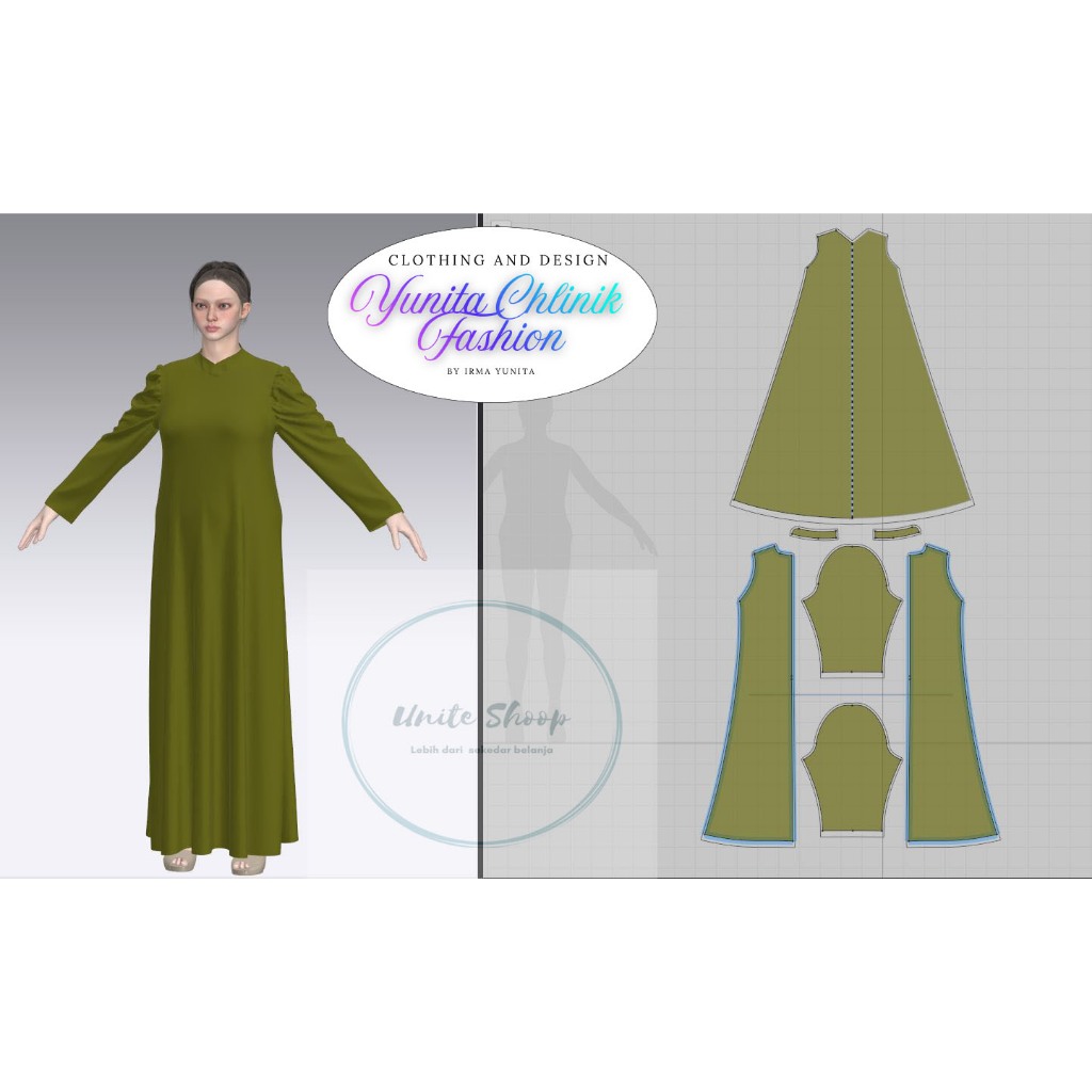 POLA GAMIS TROMPET MODERN