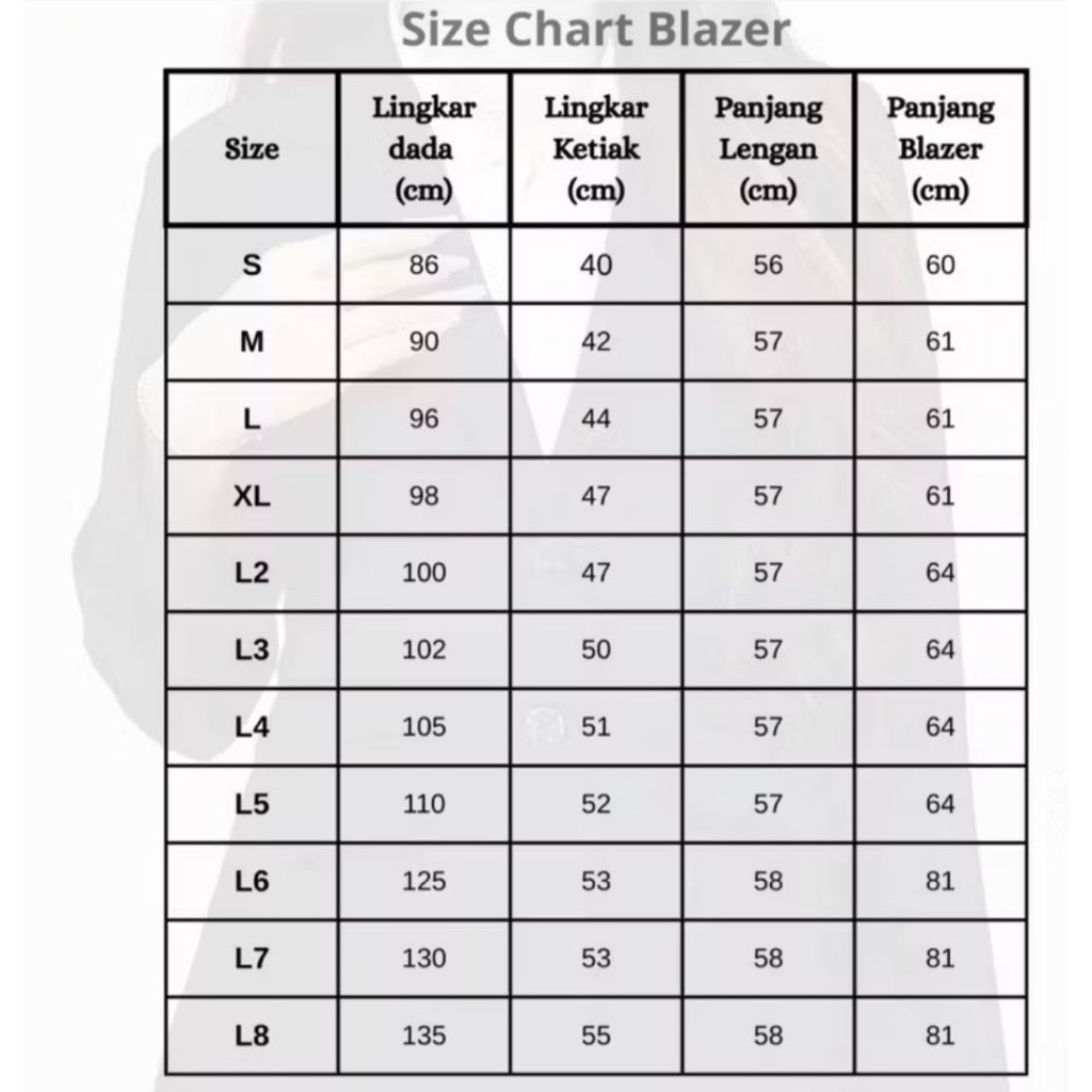 HOT SALE BLAZER WANITA HITAM JUMBO ELEGAN OVERSIZE FIT