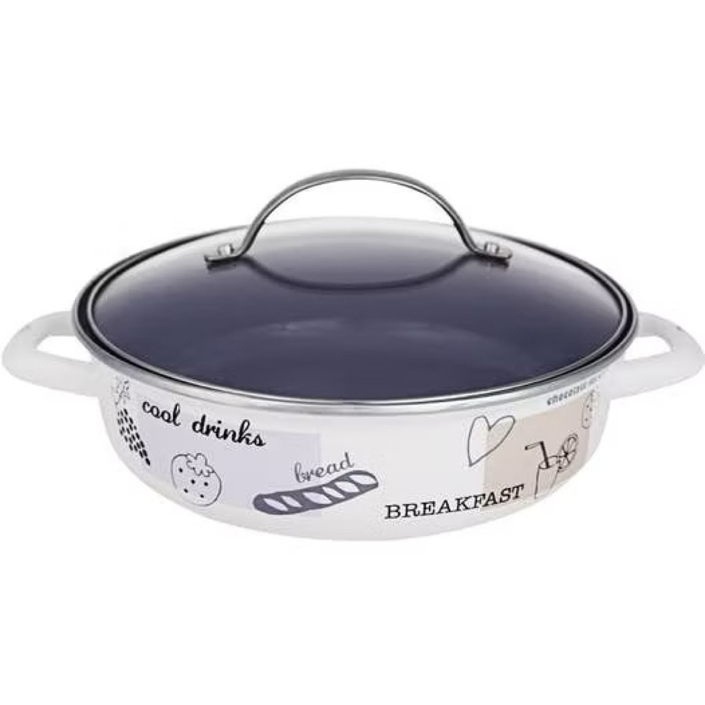 Panci skillet / Panci Sayur / Panci masak 24cm  chefina family cooking