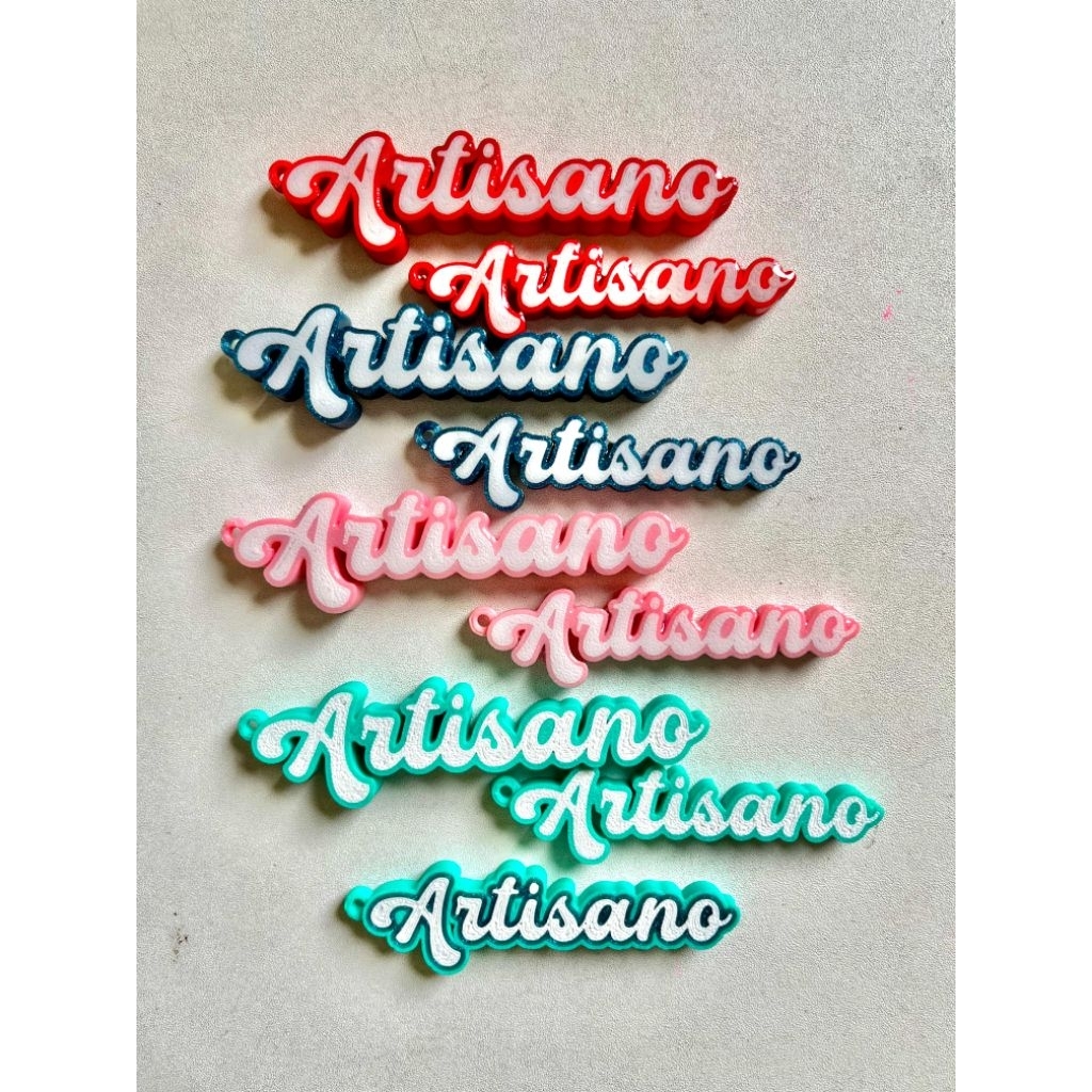 Gantungan Kunci 3D  Nama Custom