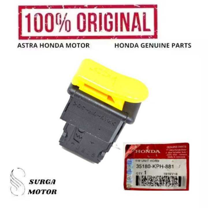 Saklar Sakelar Tombol Bel Bell Klakson Motor Honda Kharisma BeAT Karbu KVY Vario KVB Supra X 125 PGM