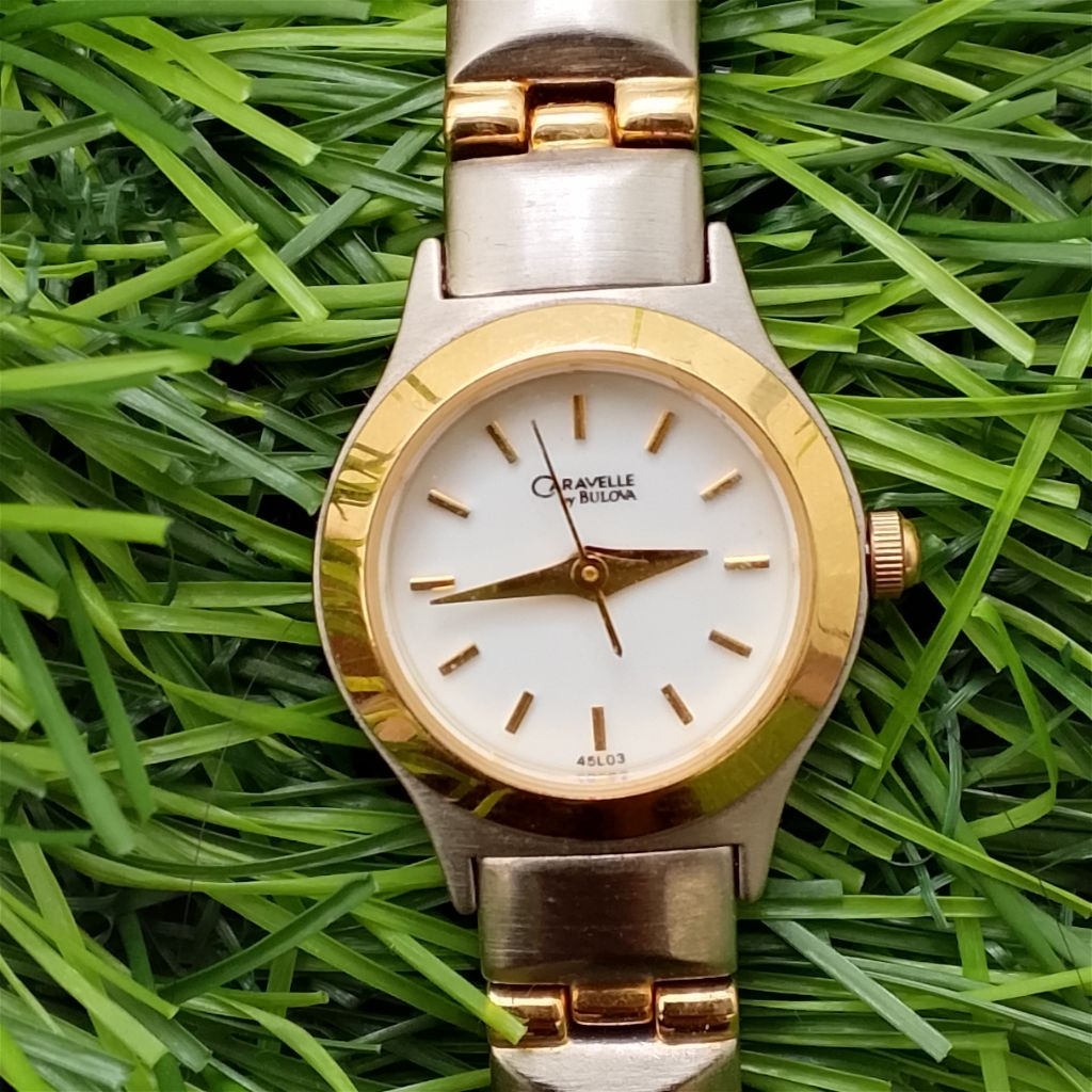 Caravelle by Bulova two-tone stainless steel watch | jam tangan wanita