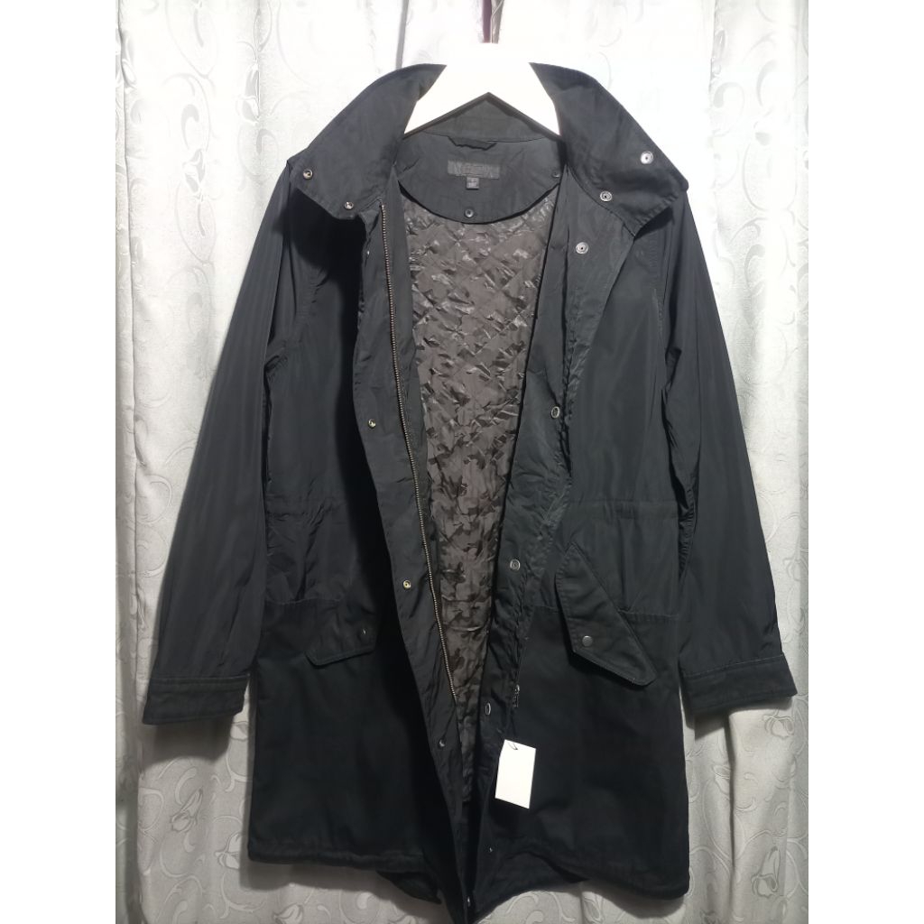 Jaket Parka Uniqlo + Inner Original_Waterproof_Hitam_Size L