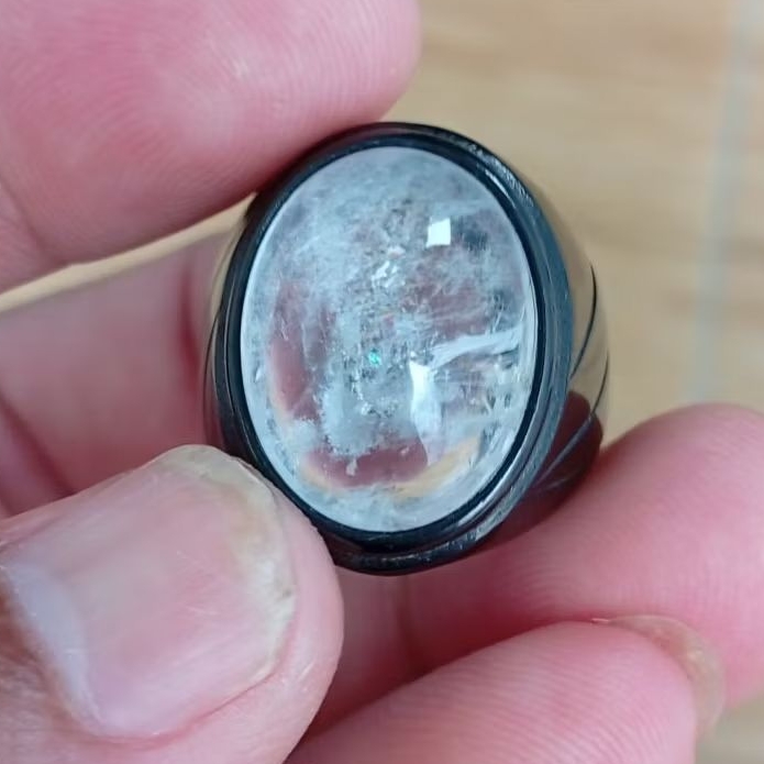 Natural cincin kinyang pelangi size 8,5