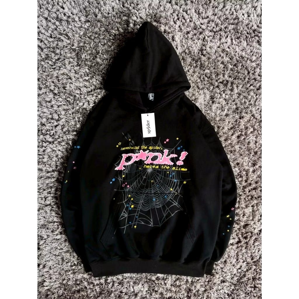 HOODIE SP5DER HITAM