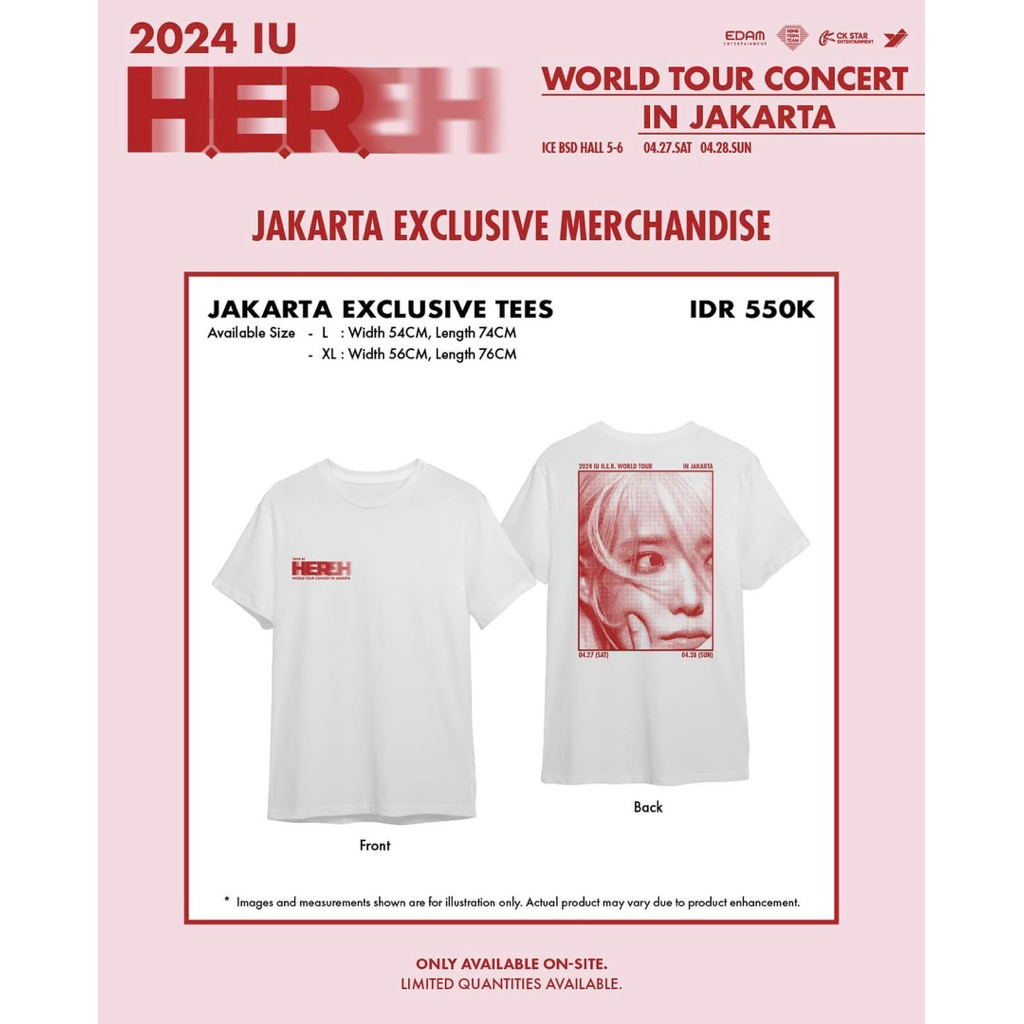 [NEW] IU HEREH JKT EXCLUSIVE T-SHIRT
