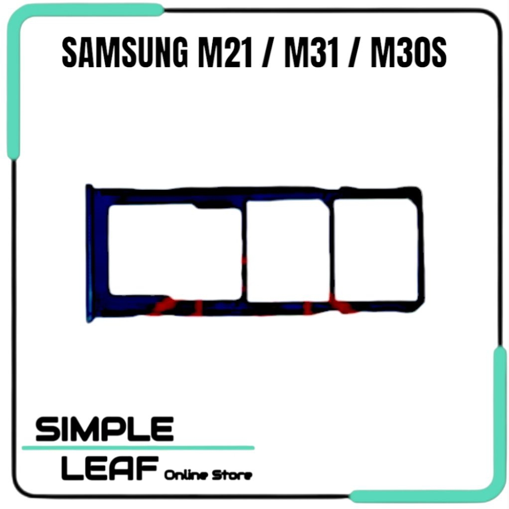 Simtray / Tempat Simcard Samsung M21 - M31 - M30S Slot Simcard