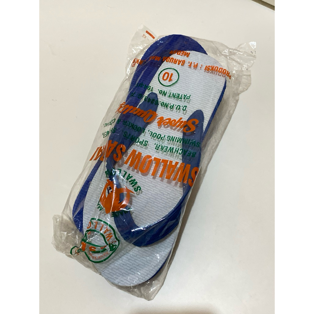 Sandal Jepit Swallow Warna Biru