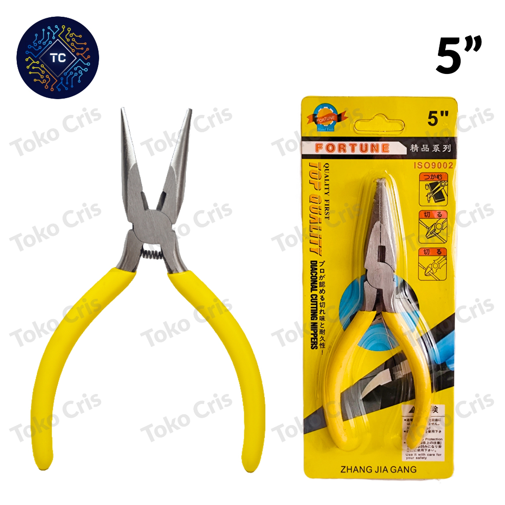 Tang Lancip 5” / Tang Lancip 5 Inch / Tang Jepit Buaya Lancip / Tang Cucut