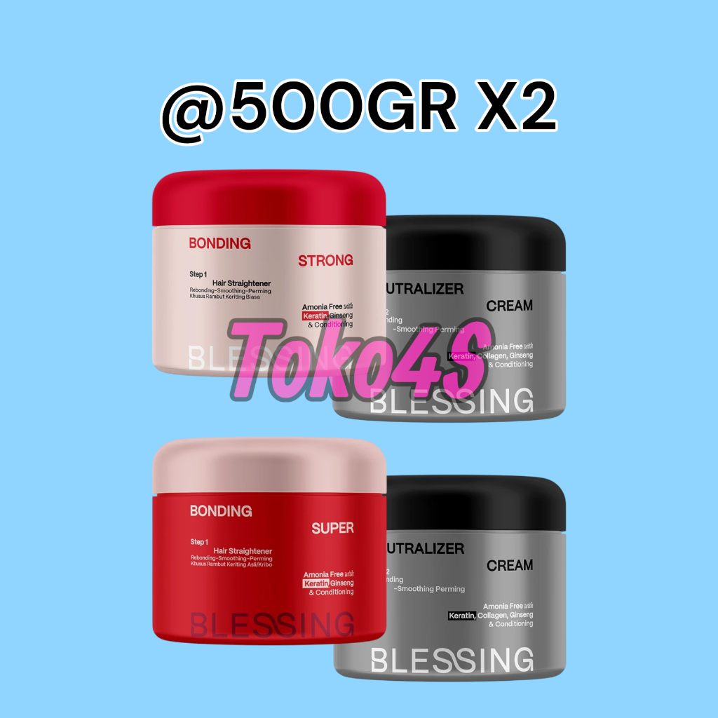 PAKET Smoothing Blessing – Pelurus Rambut Permanen Keratin untuk Rambut Keriting & Kribo