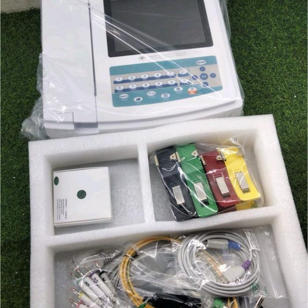 Digital 12-lead 12-channel Electrocardiograph ECG/EKG CONTEC ECG1200G