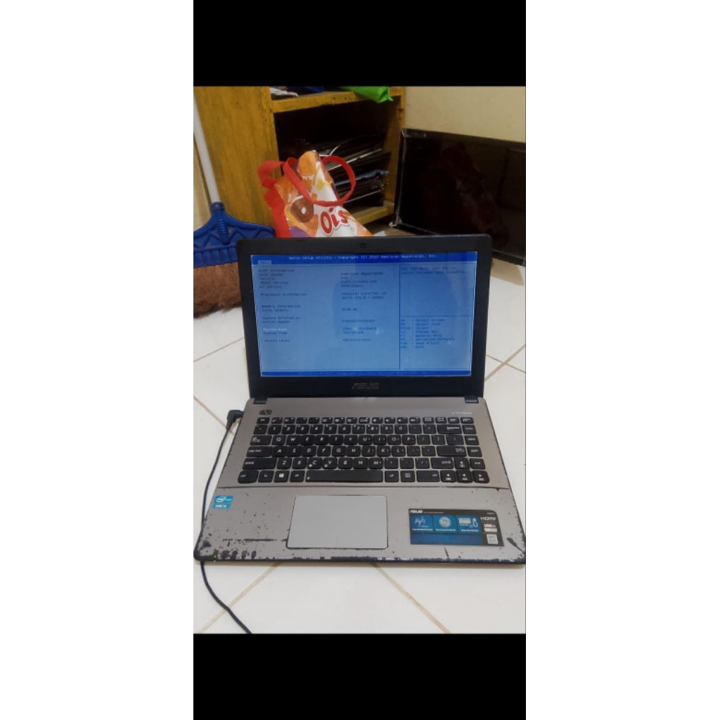 laptop asus x450c Core i3 gen 3