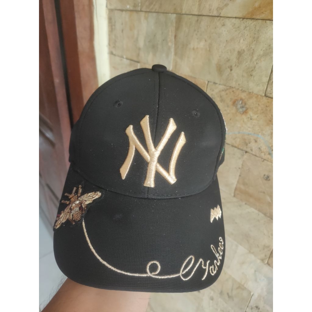 Topi MLB NY Yankees Original Fashion Pria/Wanita