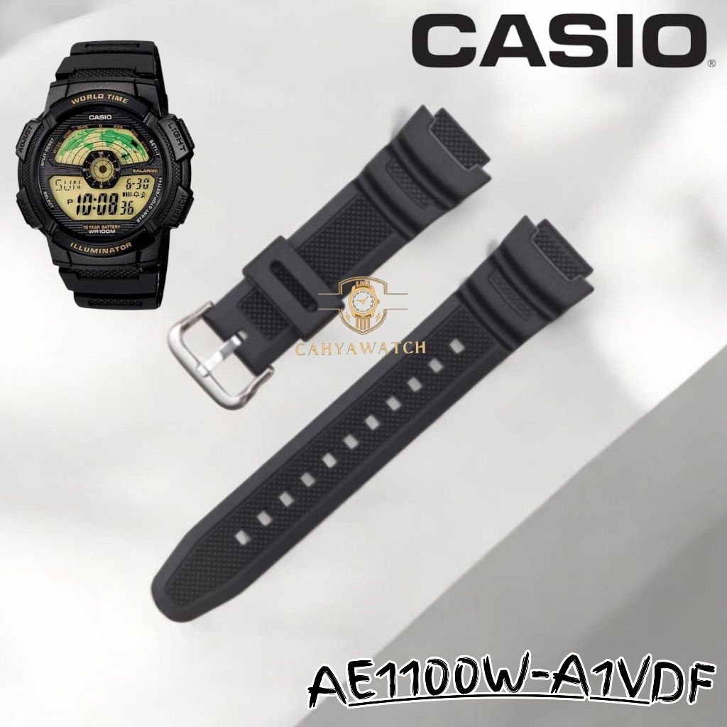 Tali Jam Tangan Casio AE-1100W Ae 1100 Strap Jam Casio