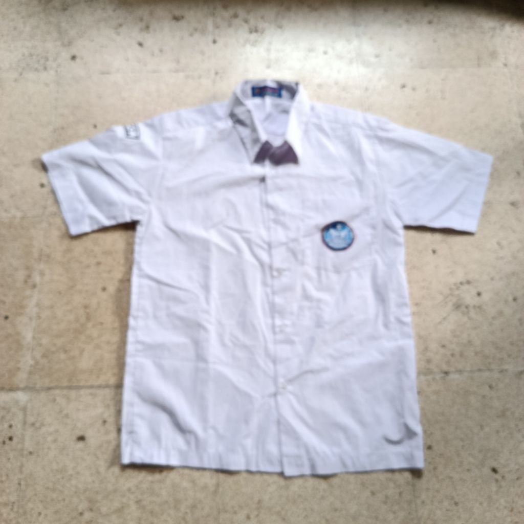 PL baju putih sekolah merk seragam/tiu47