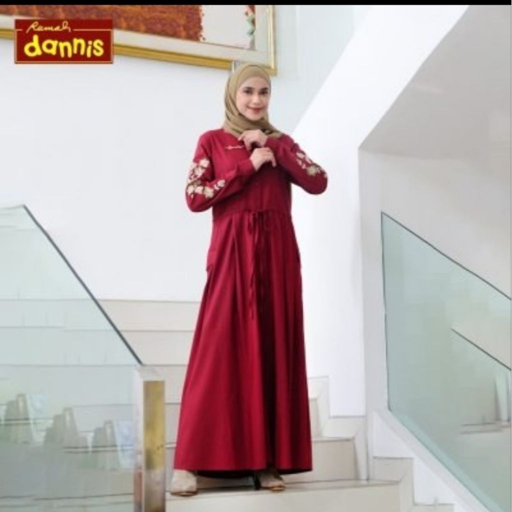 ABAYA/GAMIS DANNIS DEWASA BY RUMAH DANNIS SIZE XS-XXL