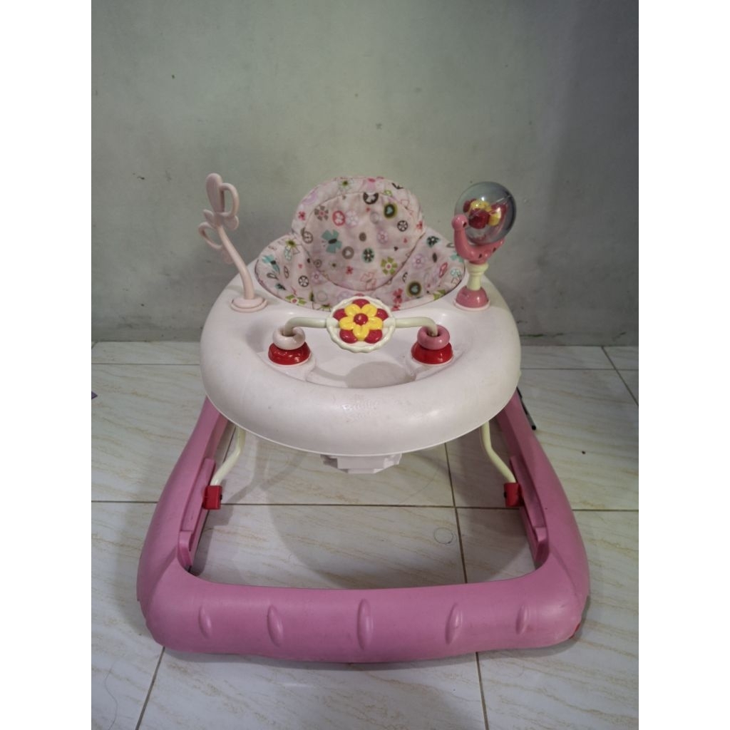 Bright Stars Baby Walker Pink - Second / Bekas