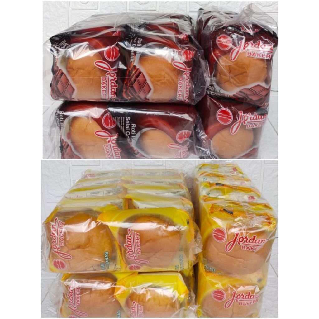 Jordan Coklat - Nanas Roti Jordan Isi 10pcs isian selai coklat nanas