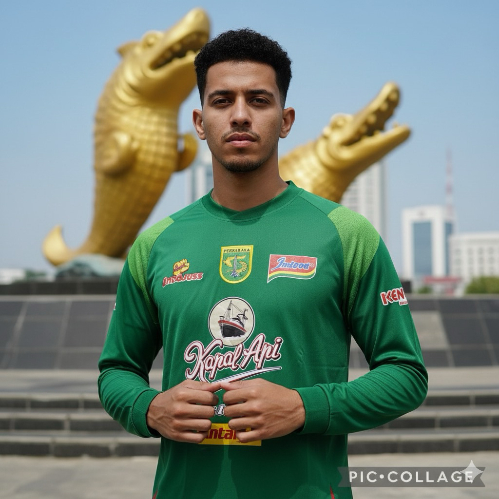 Kaos Jersey Persebaya home Lengan Panjang