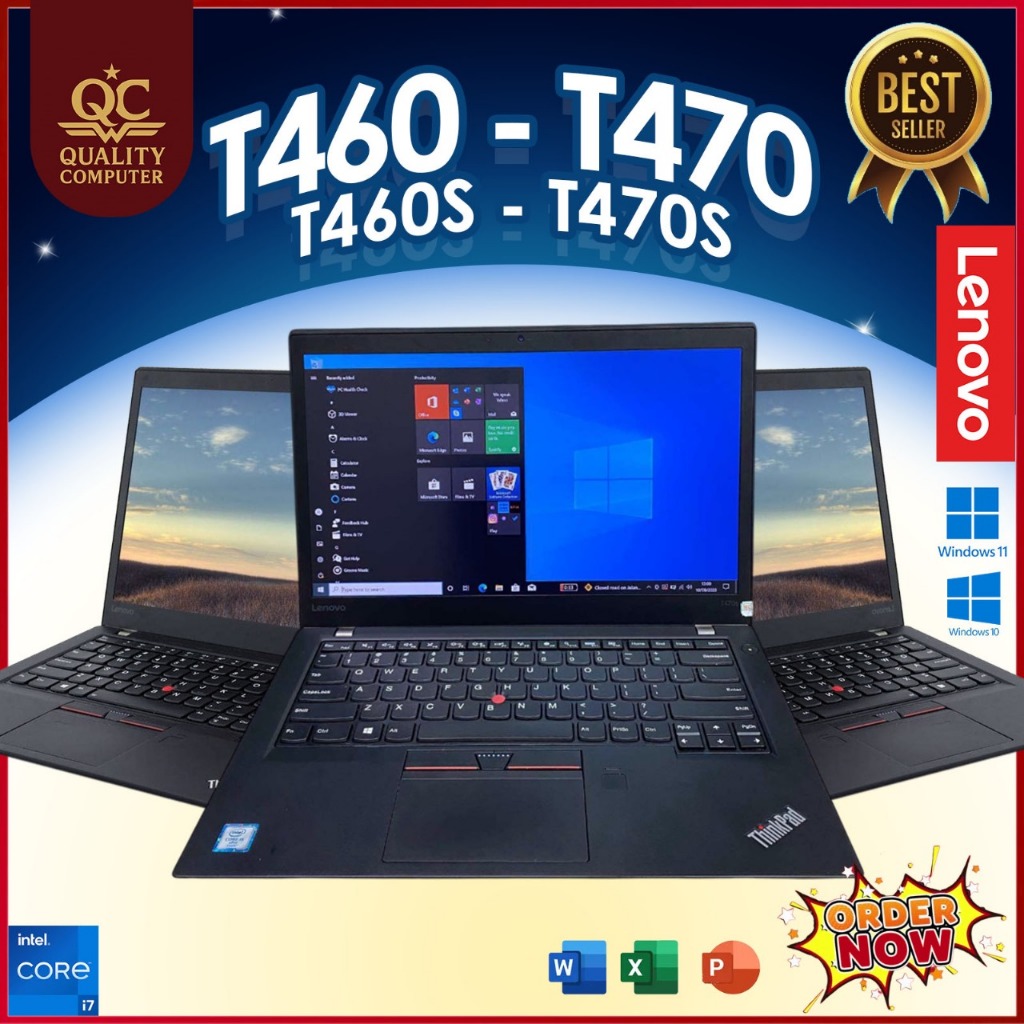 Lenovo Thinkpad T470 T470S / Thinkpad T460 T460S Intel i7 | i5 16GB 512GB 14"