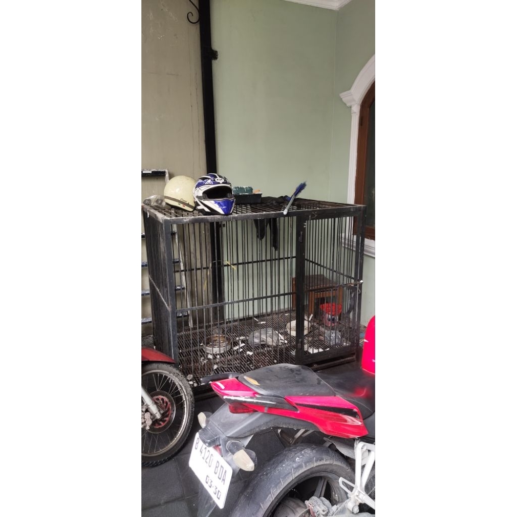 [DIJUAL MURAH] kandang anjing besar dengan besi yang kuat