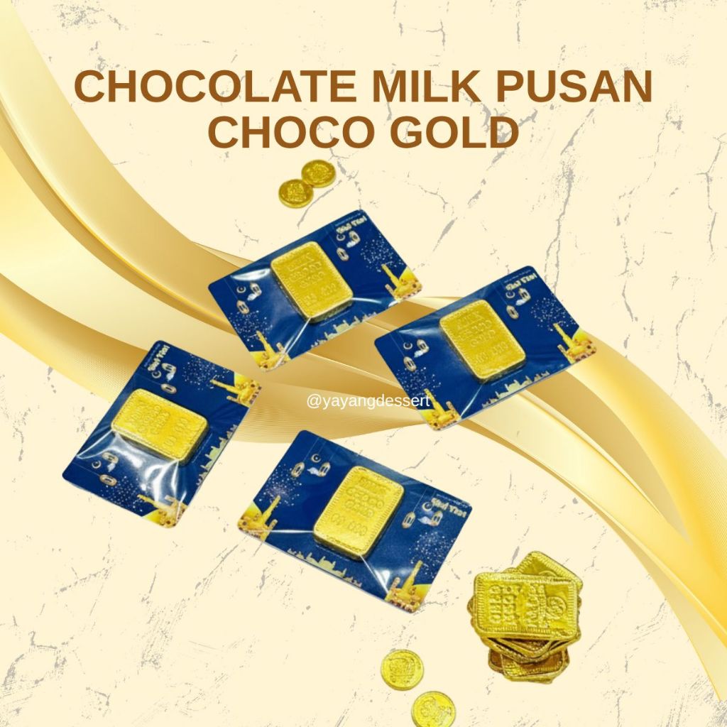 ANTUM Chocolate Milk Bentuk Logam Mulia Coklat Mini Hadiah Gift  Pilihan Kartu Antum Idul Fitri THR 