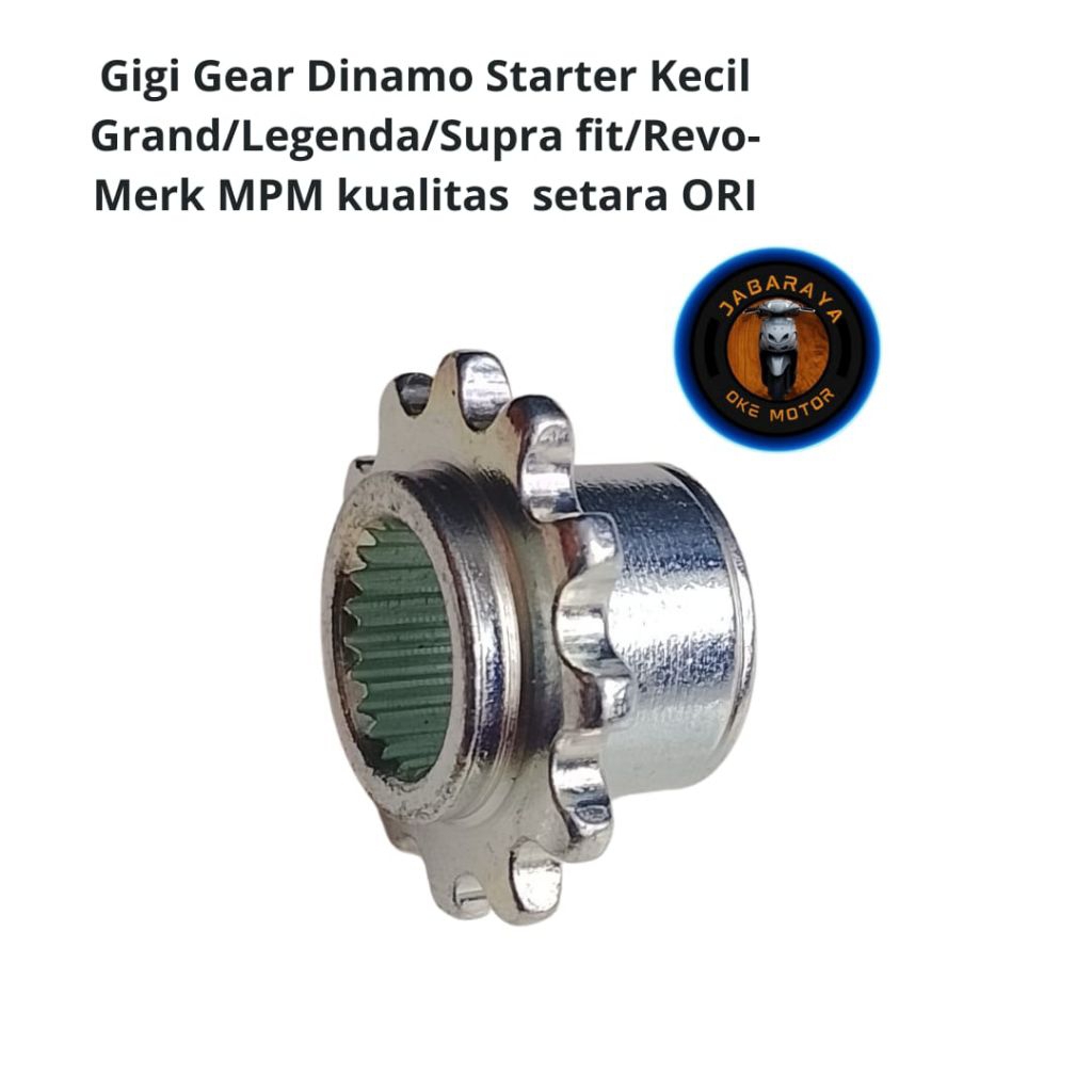 Gigi Gear Dinamo Starter Kecil Grand/Legenda/Supra fit/Revo-Merk MPM