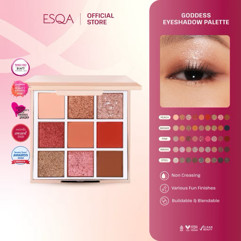 ESQA Goddes Eyeshadow Palette