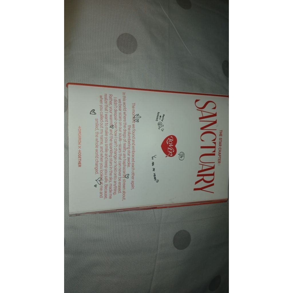 photobook only TXT sanctuary lover ver