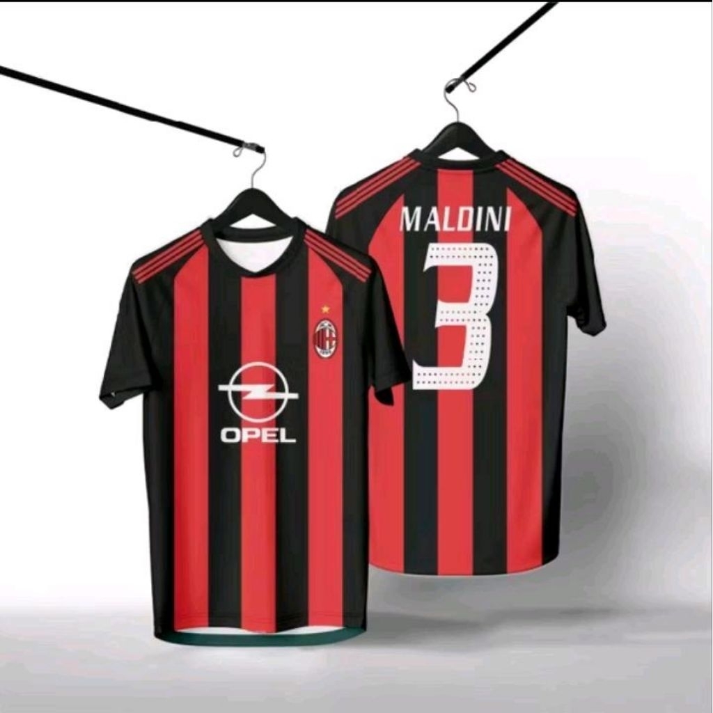 Jersey ACM Home 2003 Spesial Maldini Full Printing