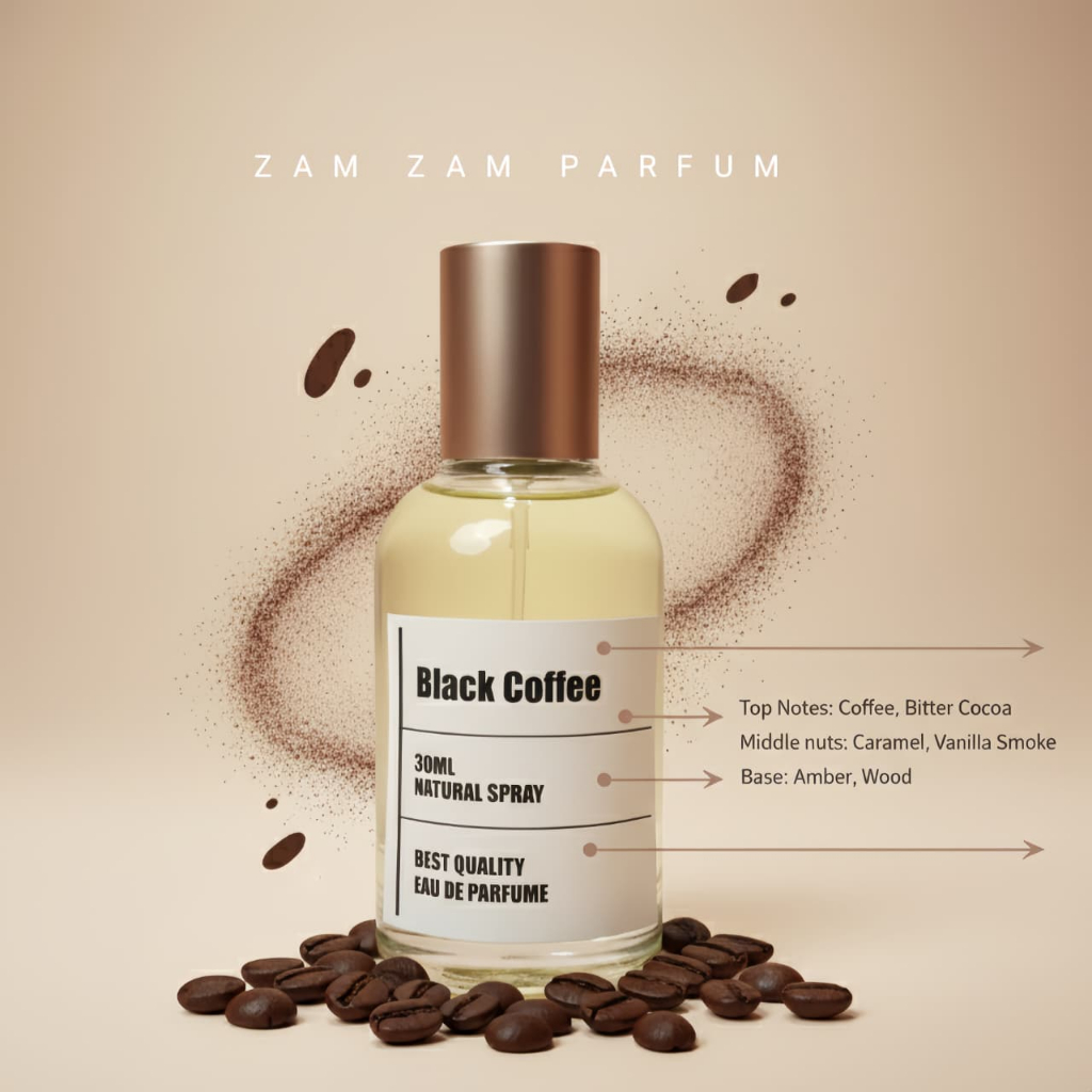 ( 30ml ) Bl4ck c0ffe ZAM ZAM Parfum 30ml | Soft • Fresh • Best Seller