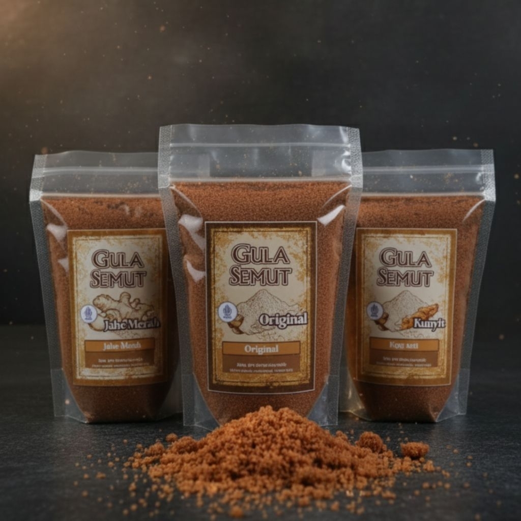 GROSIR Gula Semut Ricoman 10 pcs | Gula Aren Bubuk Asli 100 % Tanpa Campuran