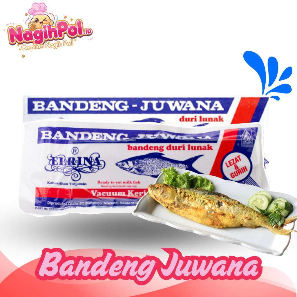 Bandeng Presto Juwana Elrina Vacum Kering Ikan Bandeng Juwana - Isi Bervariasi