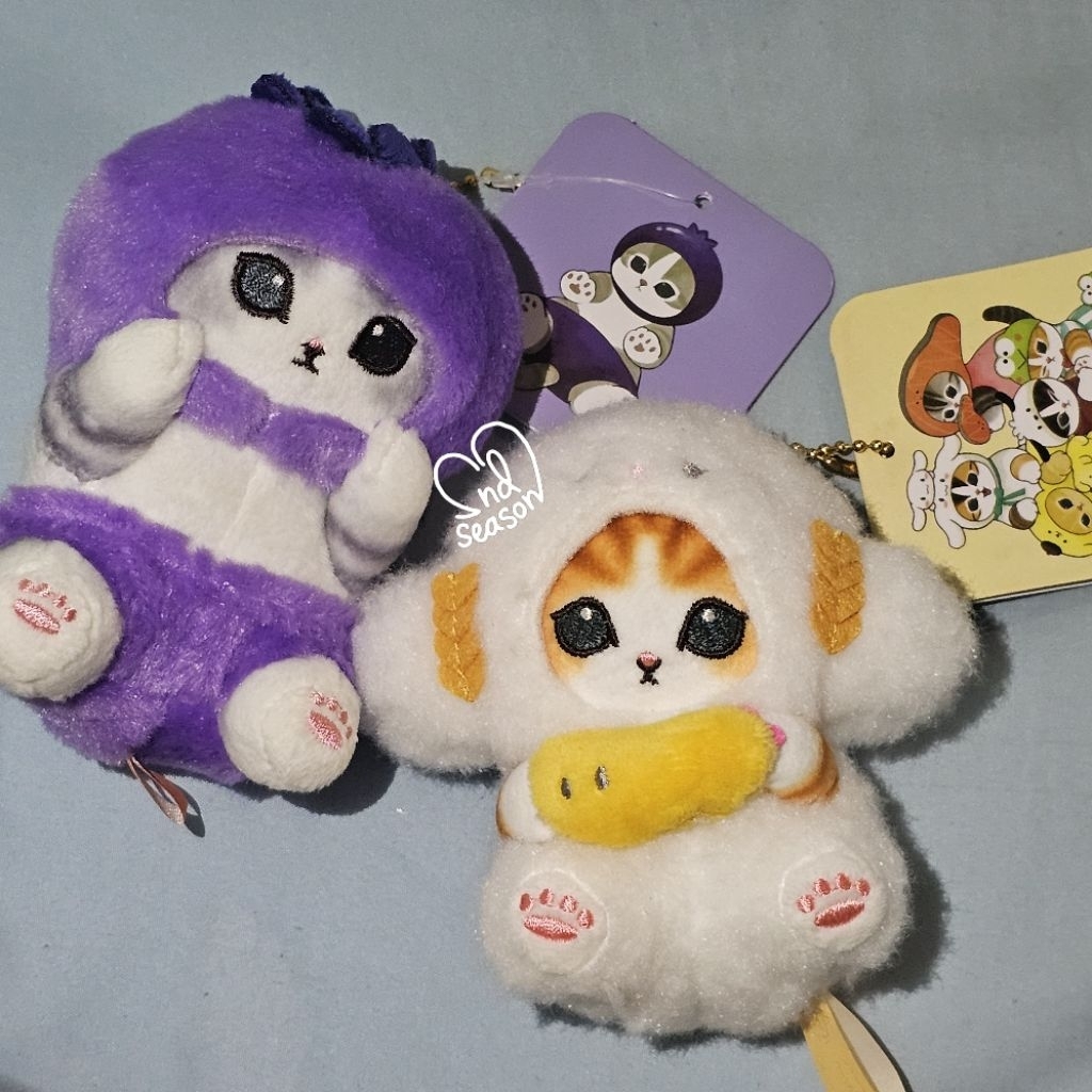 [ready stock] gantungan kunci mofusand blueberry cogimyun keychain plush sanrio