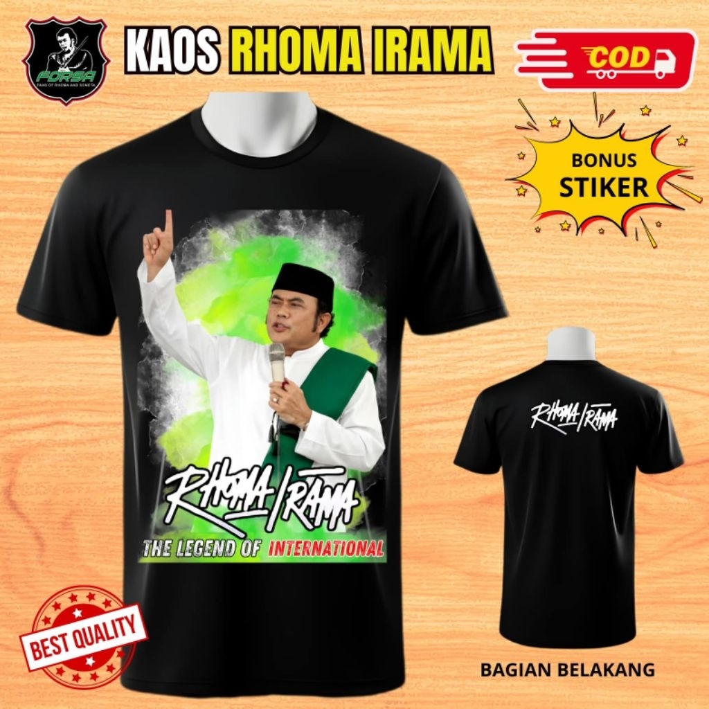 KAOS RHOMA IRAMA BERDAKWAH