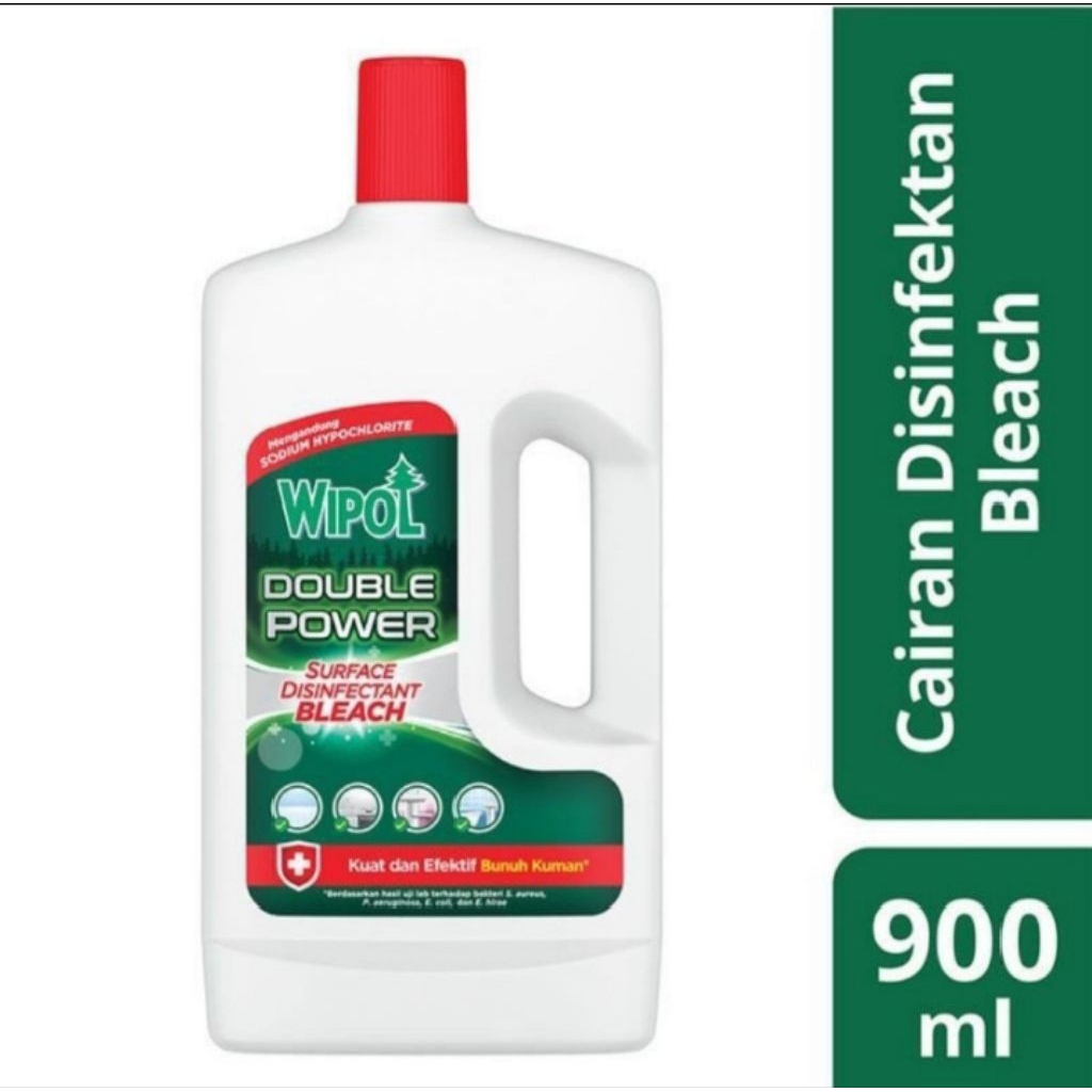 Wipol Double Power surface disinfektan bleach 900 ml