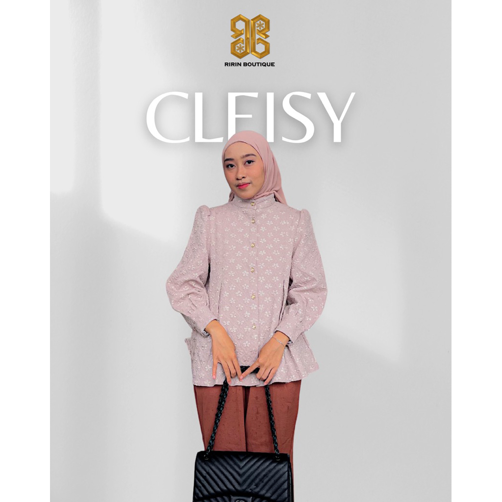 Cleisy Blouse|| Atasan Formal Hijab Wanita