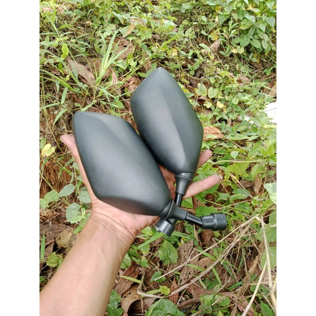 Spion PCX Bubut 3 Jari Spion Bubut ala ala plat KT Spion Pendek HONDA