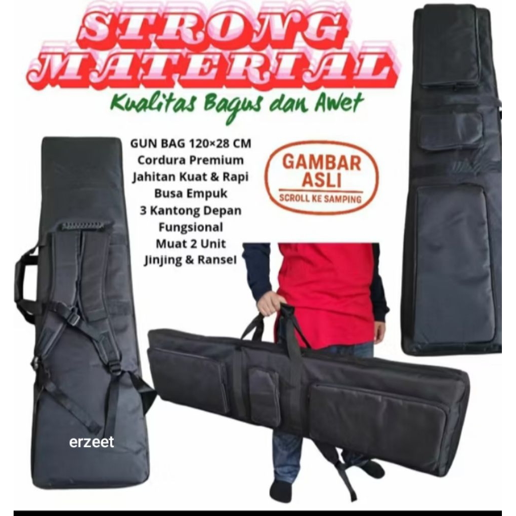 tas senjata panjang 120cm/tas senapan/gunbag