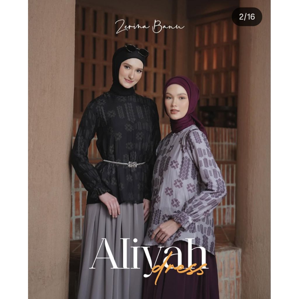 ALIYAH DRESS ZERINA BANU | GAMIS HL ZB BY HEAVEN LIGHTS BY ZB