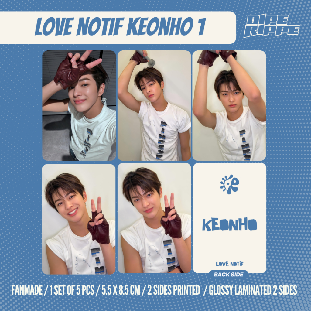 CORTIS PHOTOCARD - LOVE NOTIF KEONHO