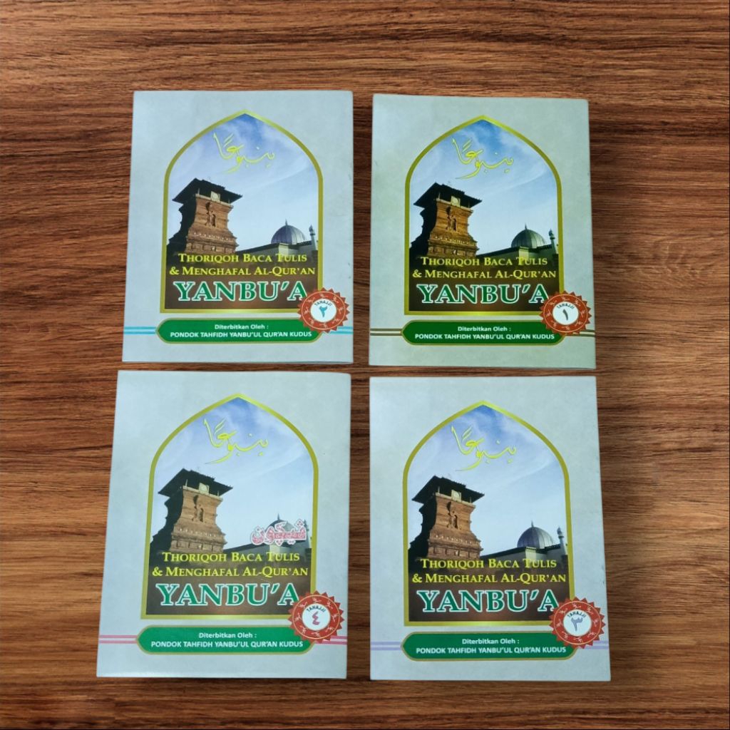 Terbaik Pegon Tahajji Yanbua/Yanbua Tahajji/Belajar menulis Tahajji Jilid 1-4/Buku presentasi santri