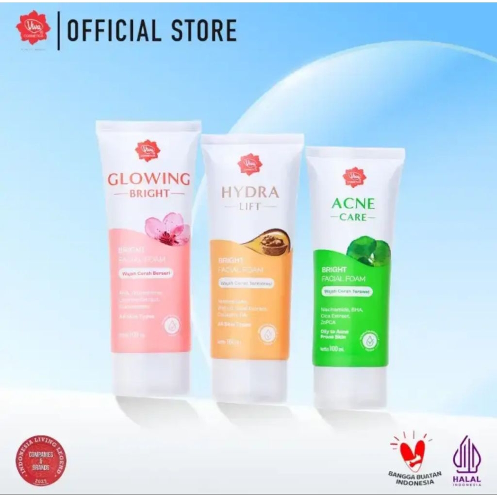 Facial foam Viva | Sabun Wajah Viva | pembersih viva