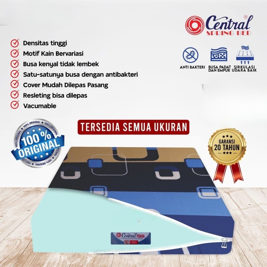 KASUR BUSA CENTRAL FOAM NO 1 (200×180)