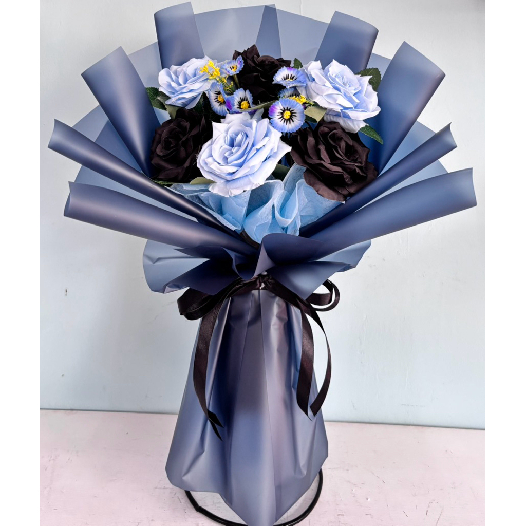 B015 Buket Artificial Buket Bunga Buatan Buket Bunga Wisuda Buket Ulang Tahun Buket Graduation Kado 