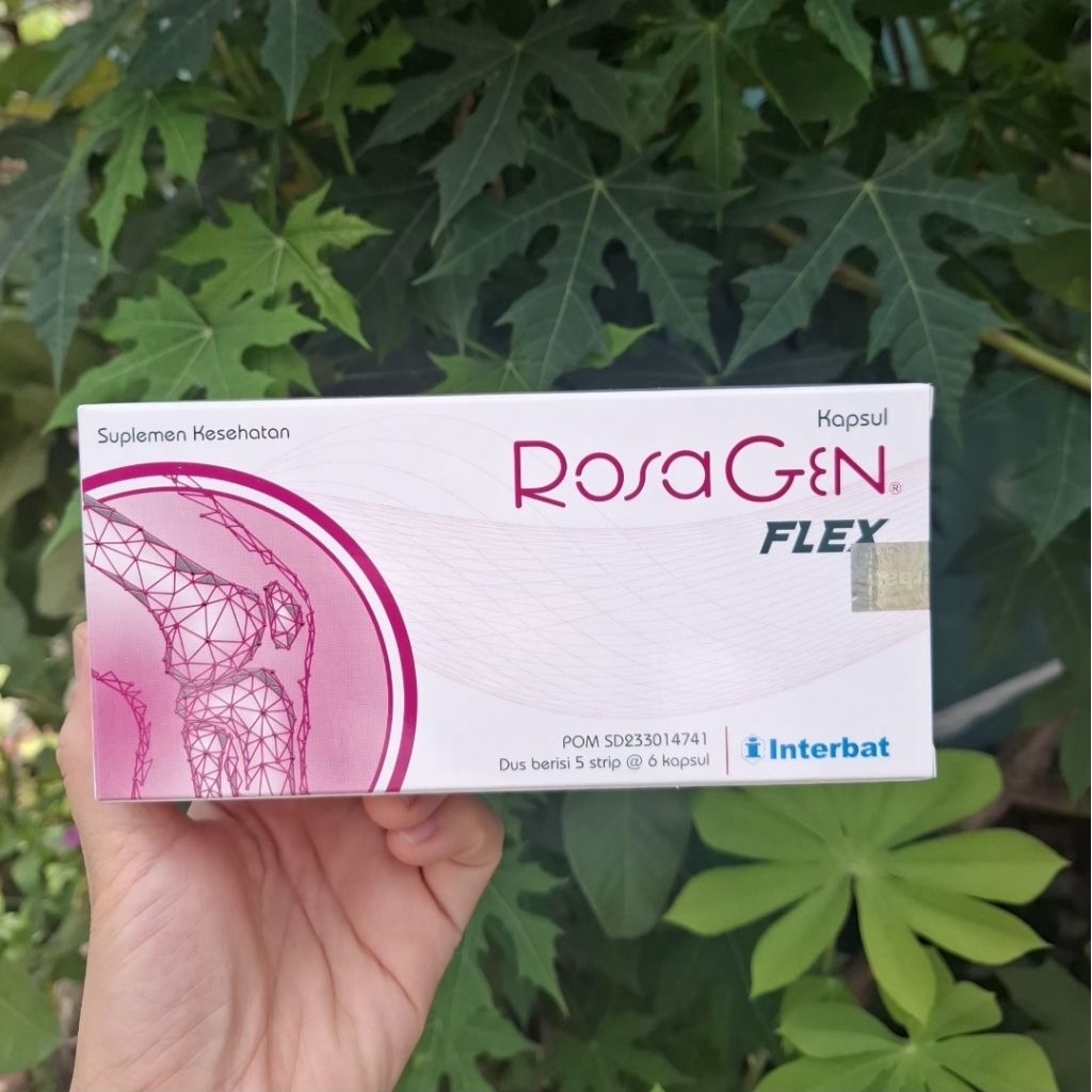 Rosagen Flex kapsul suplemen kesehatan sendi